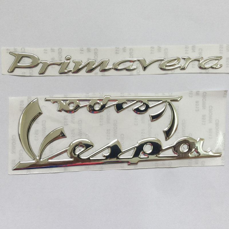 Nhìn là mê - Bộ tem nổi trang trí xe mẫu Vespa Primavera tiện lợi, bền đẹp M133-456