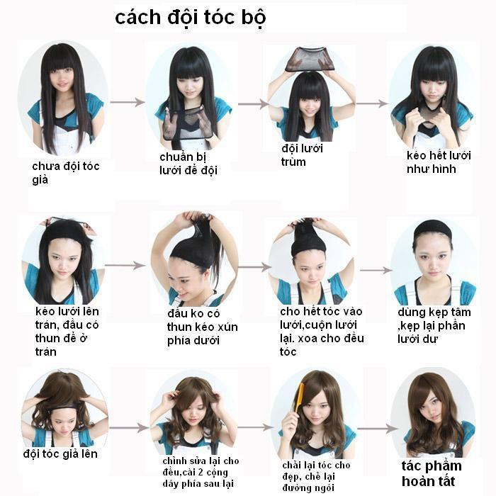 [ Hình thật] - TRÙM TÓC GIẢ BẰNG LƯỚI
