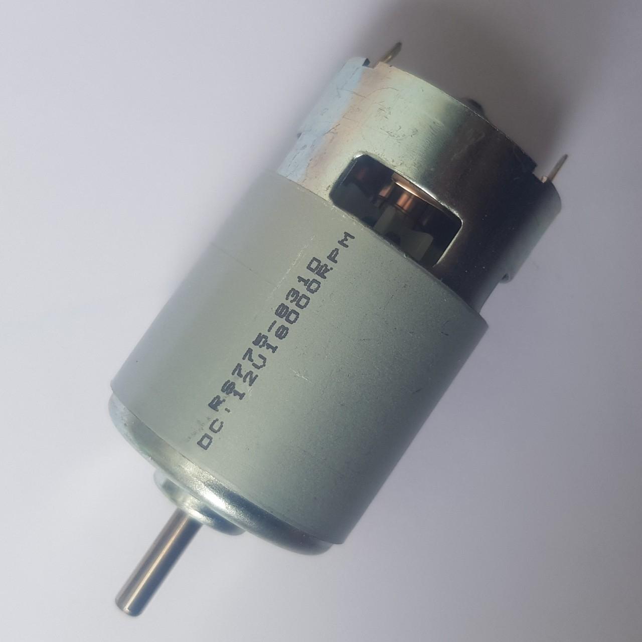 Motor 12v 775 công suất 150w tốc độ 18000 vòng ( 2 Đầu Bạc Đạn)