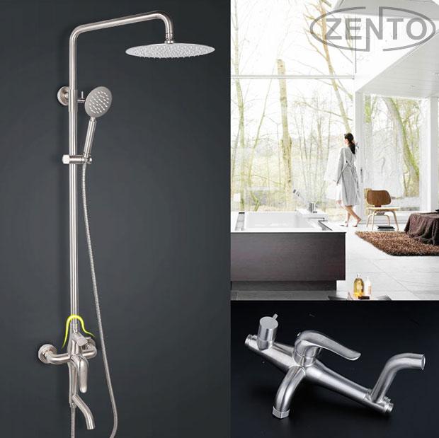 Bộ sen cây tắm nóng lạnh inox Zento SUS8509