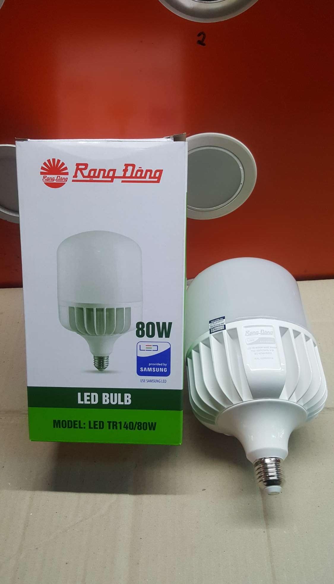 Bóng đèn LED trụ  Rạng Đông 80w