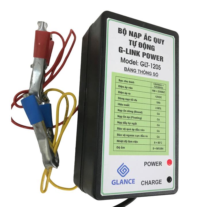 Sạc ắc quy tự động G-LINK 12V-50Ah