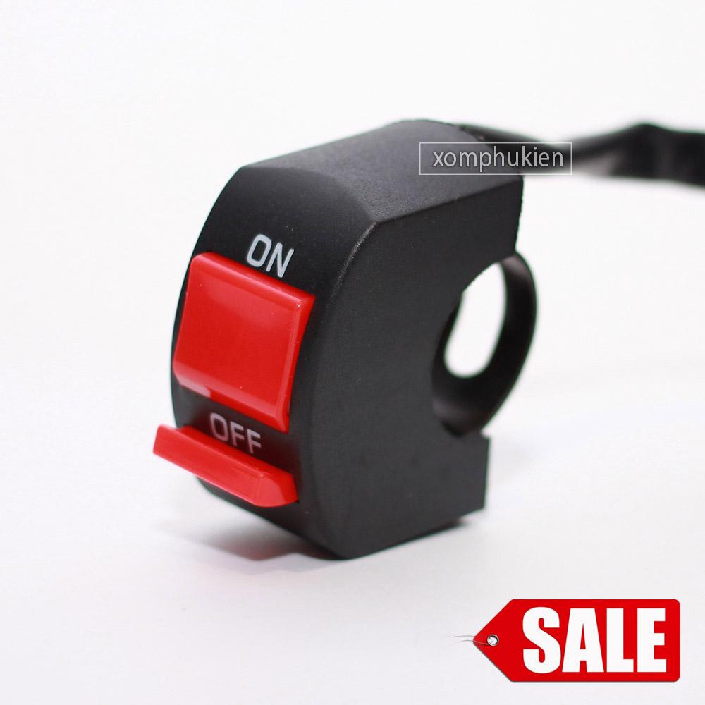 [HCM]Công tắc cùm On Off Gắn Ghi Đông Xe Máy