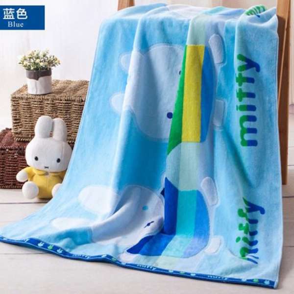 KING SHORE Hoạt Hình 100% Cotton Mềm Mại Tăng Thỏ Con Khăn Tắm Cỡ Lớn