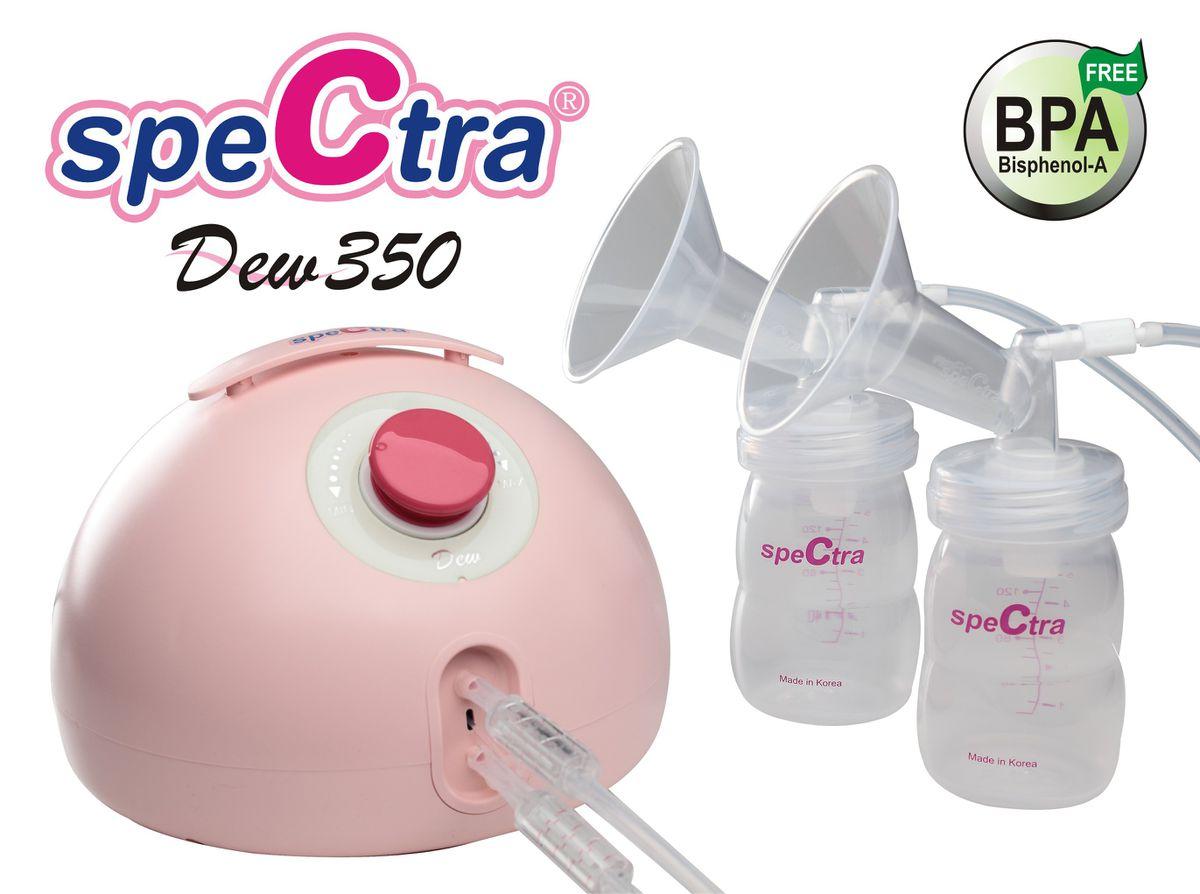 Máy hút sữa điện đôi Spectra Dew 350 Made in Korea