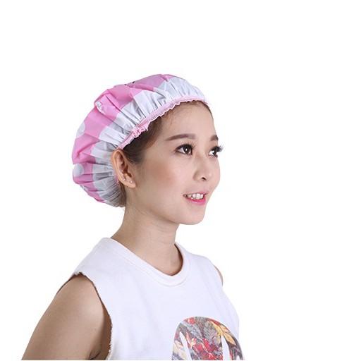 Combo 2 mũ chụp đầu tắm (Nhiều hoạ tiết)