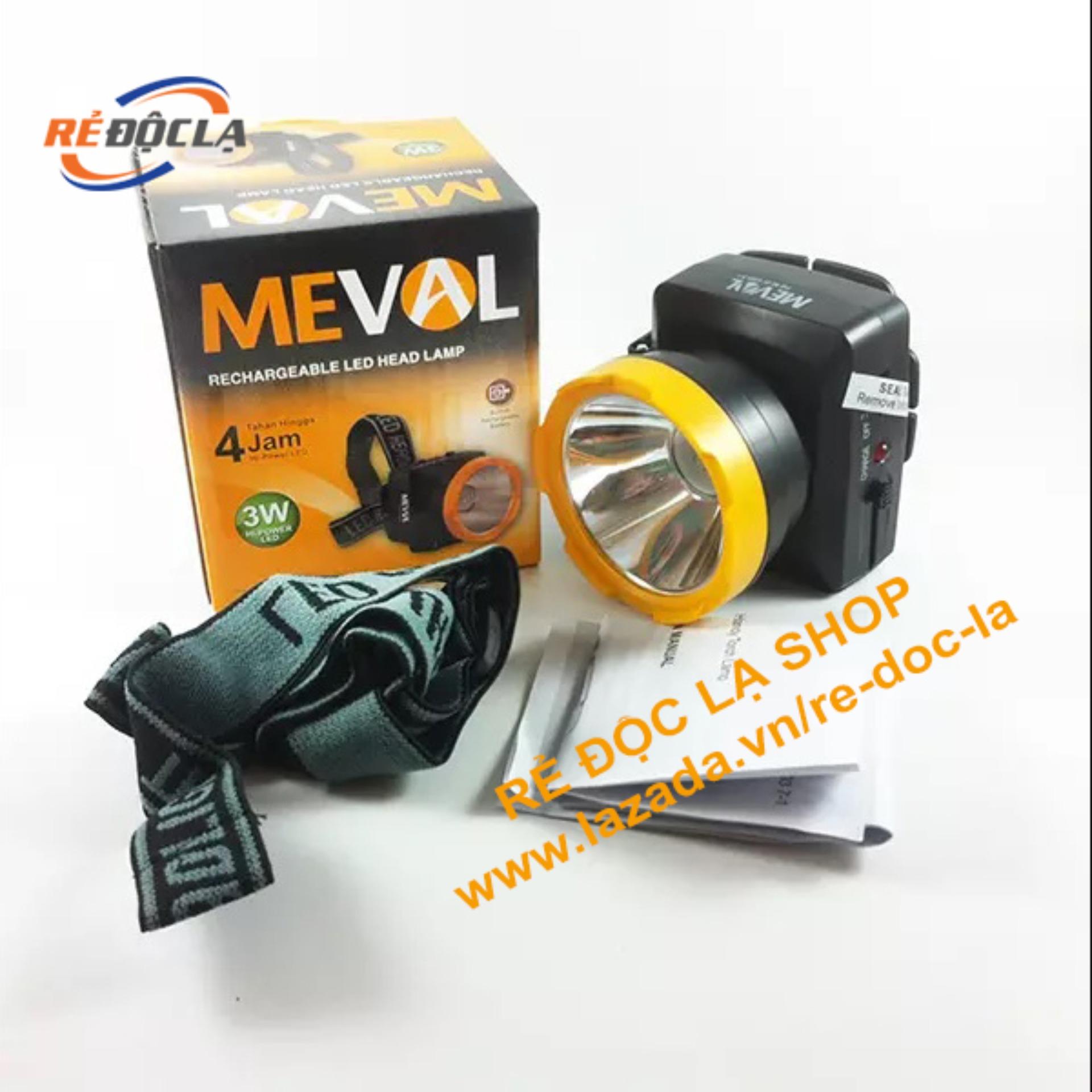 Đèn pin Led đội đầu 3W Meval