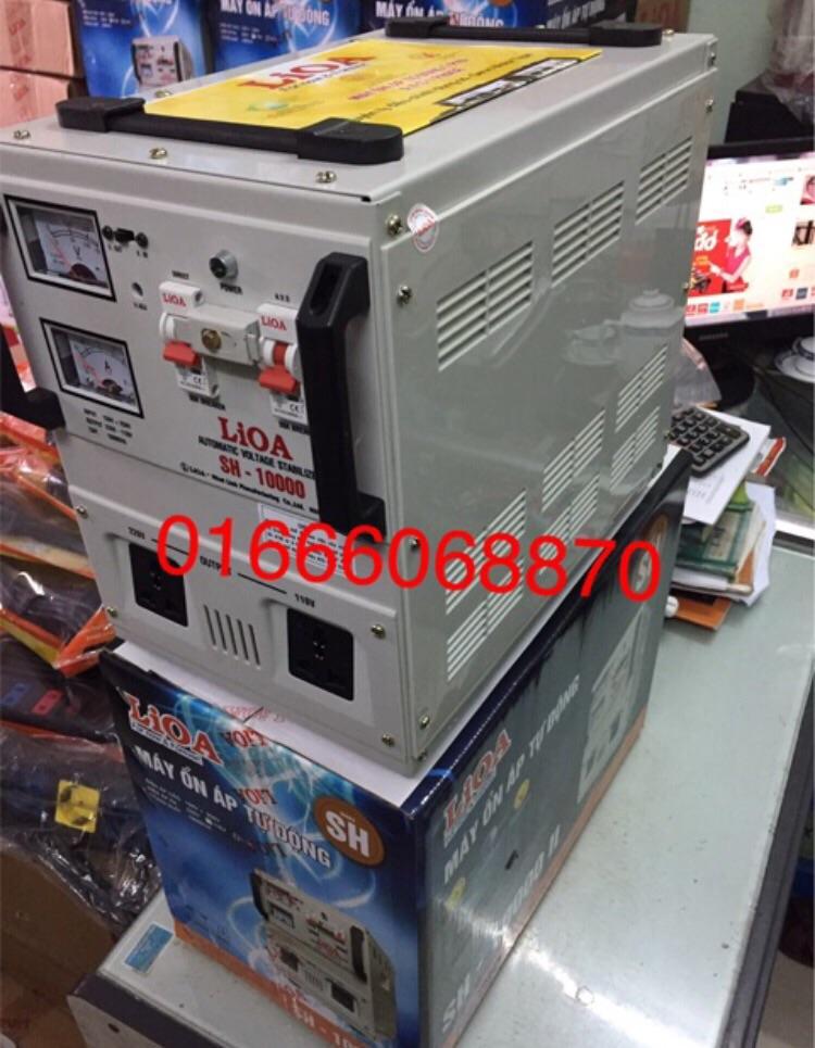 Ổn áp LiOA 10KVA dải 150v~250v thế hệ 2 dây đồng 100% model SH-10000II