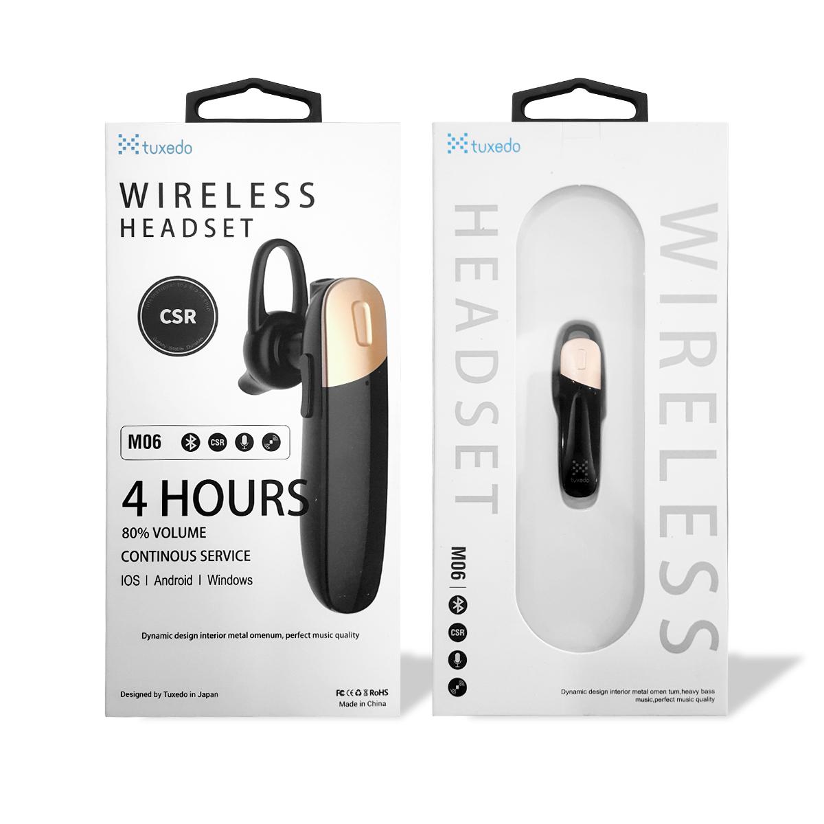 Tai nghe Bluetooth Tuxedo M06 (Bluetooth 4.2, kết nối 2 thiết bị cùng lúc)