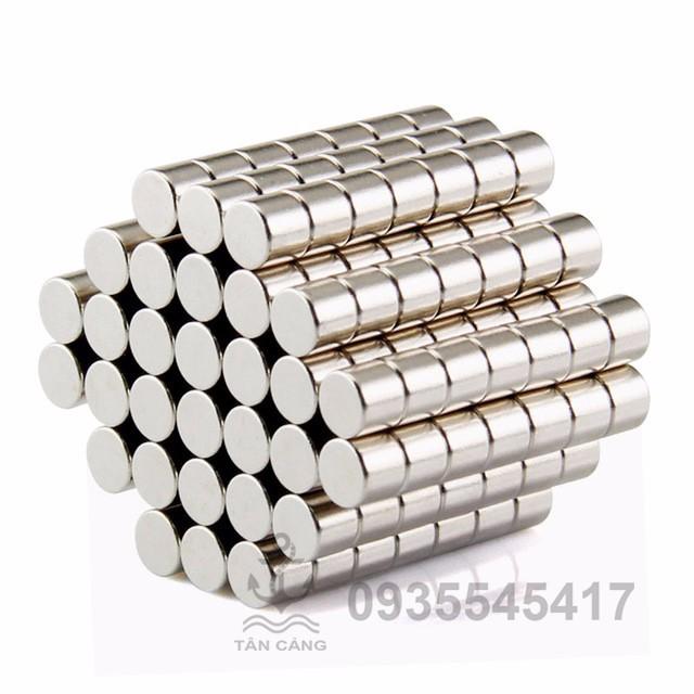 combo 10 Nam châm tròn 8 x 5 mm