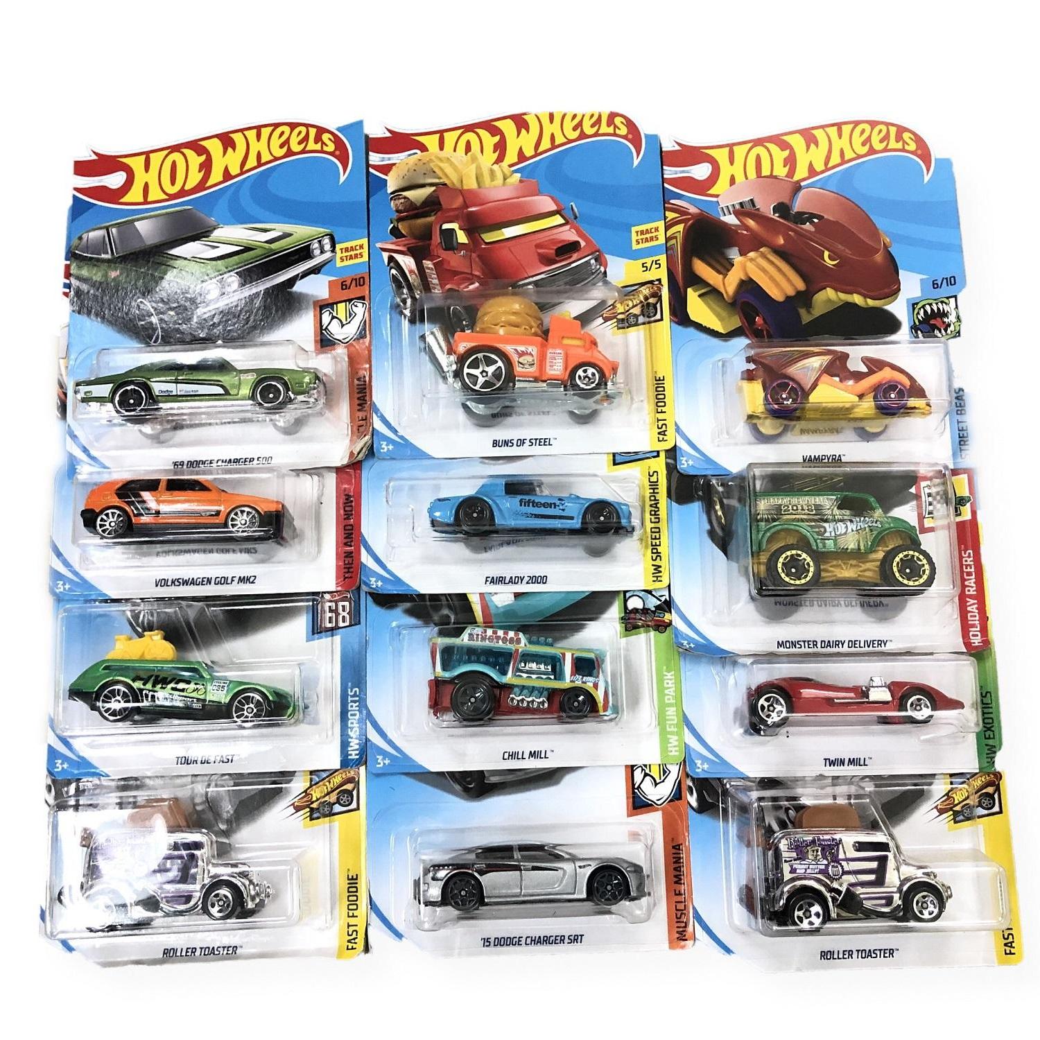 COMBO XE MÔ HÌNH HOTWHEELS 3 CHIẾC TẶNG 1 ( mẫu ngẫu nhiên không trùng)