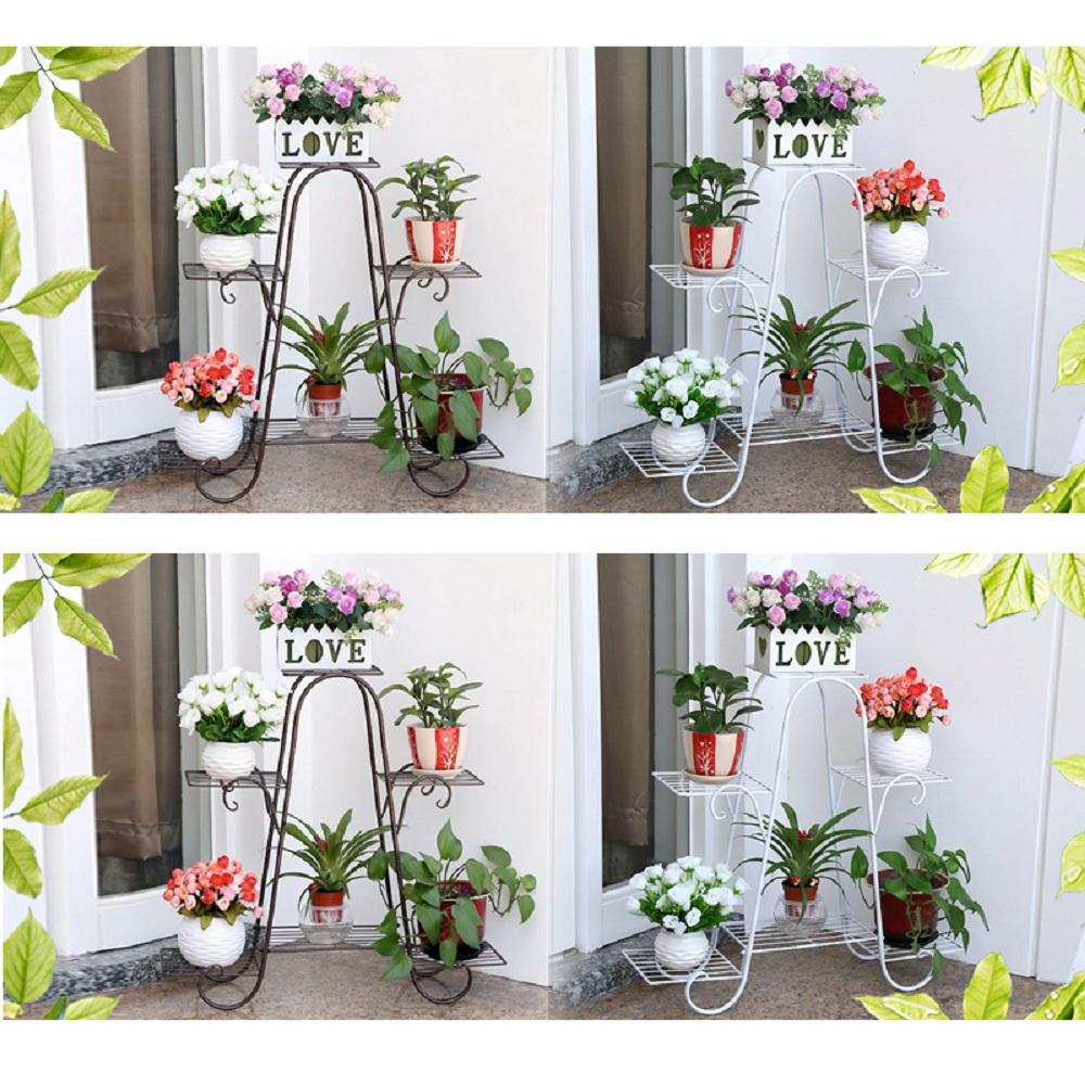 Kệ sắt để cây cảnh 6 tầng (màu ngẫu nhiên)