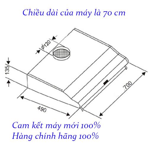 Máy hút mùi canzy cz 2070B