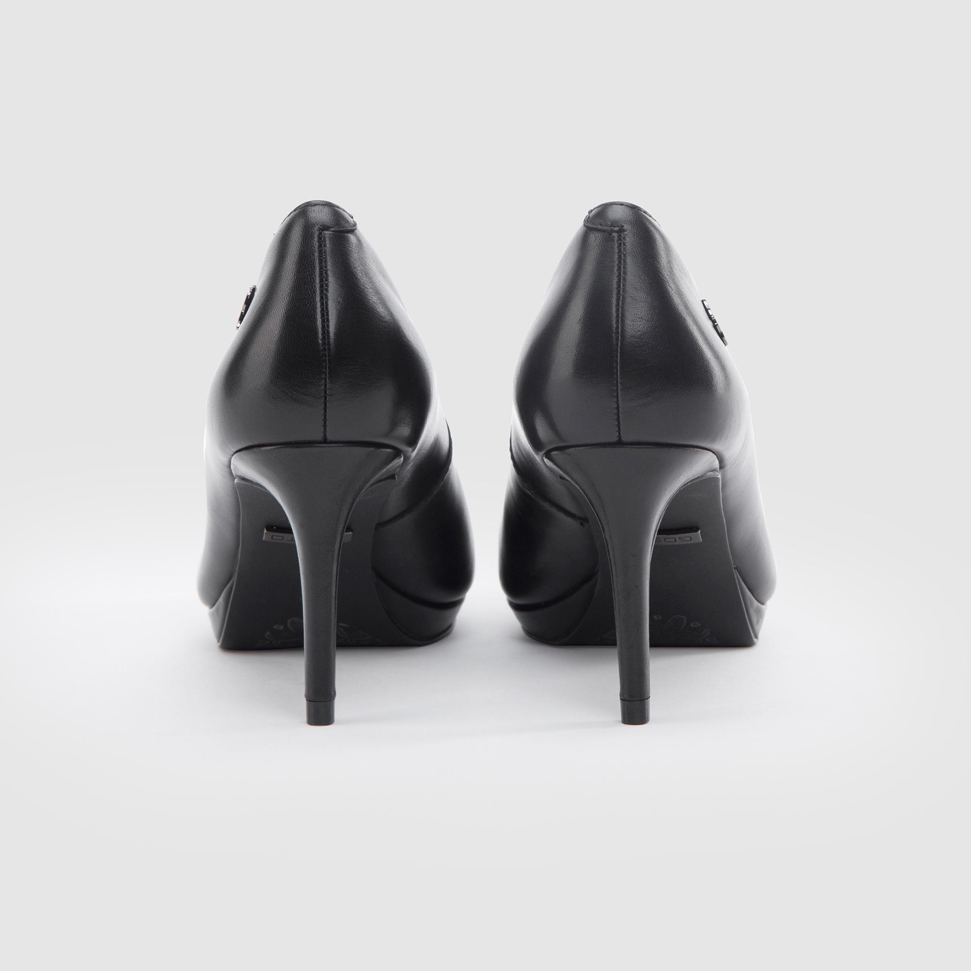 Giày Cao Gót Da Thật Nữ Gosto High Chic GFW008088DEN (Đen)