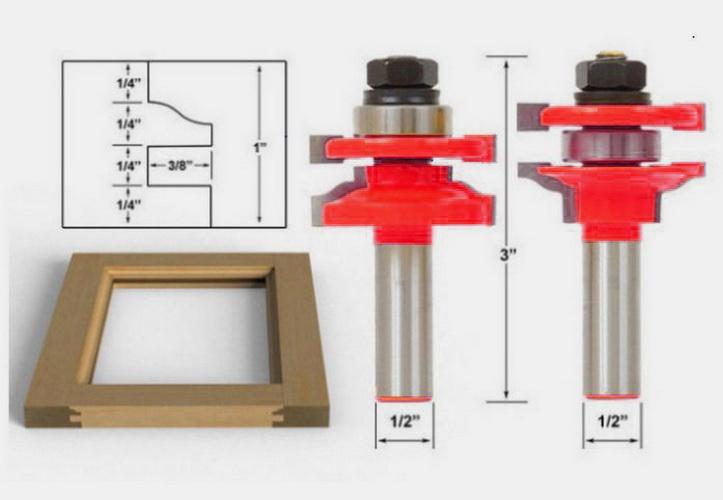 [HCM]MŨI PHAY GHÉP CỬA BẾP CHỈ NGÃ 12LY