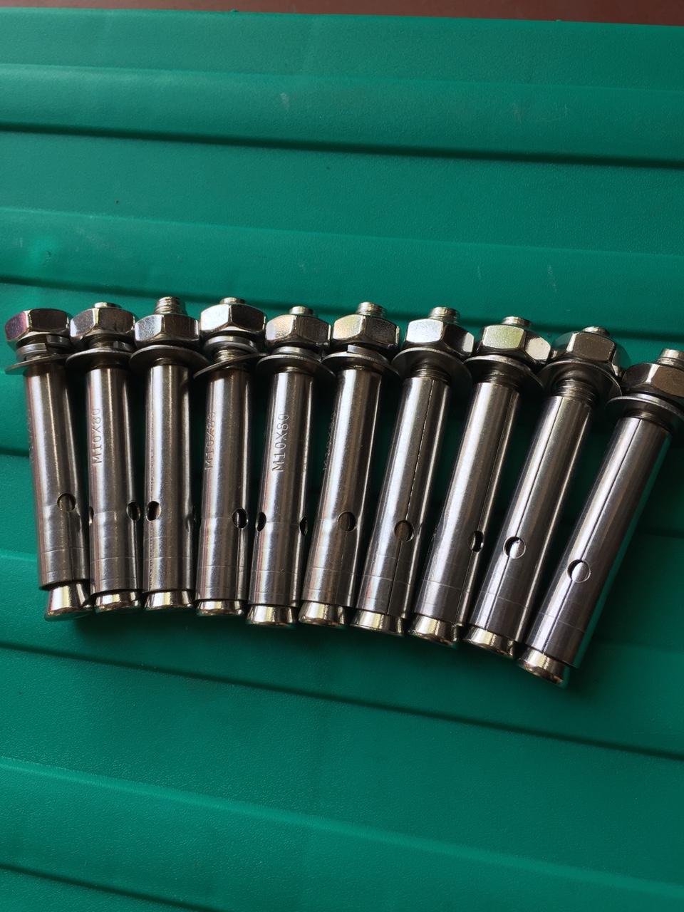 Nở inox, nở nox m10x80, nở sắt inox,10 nở đinh inox