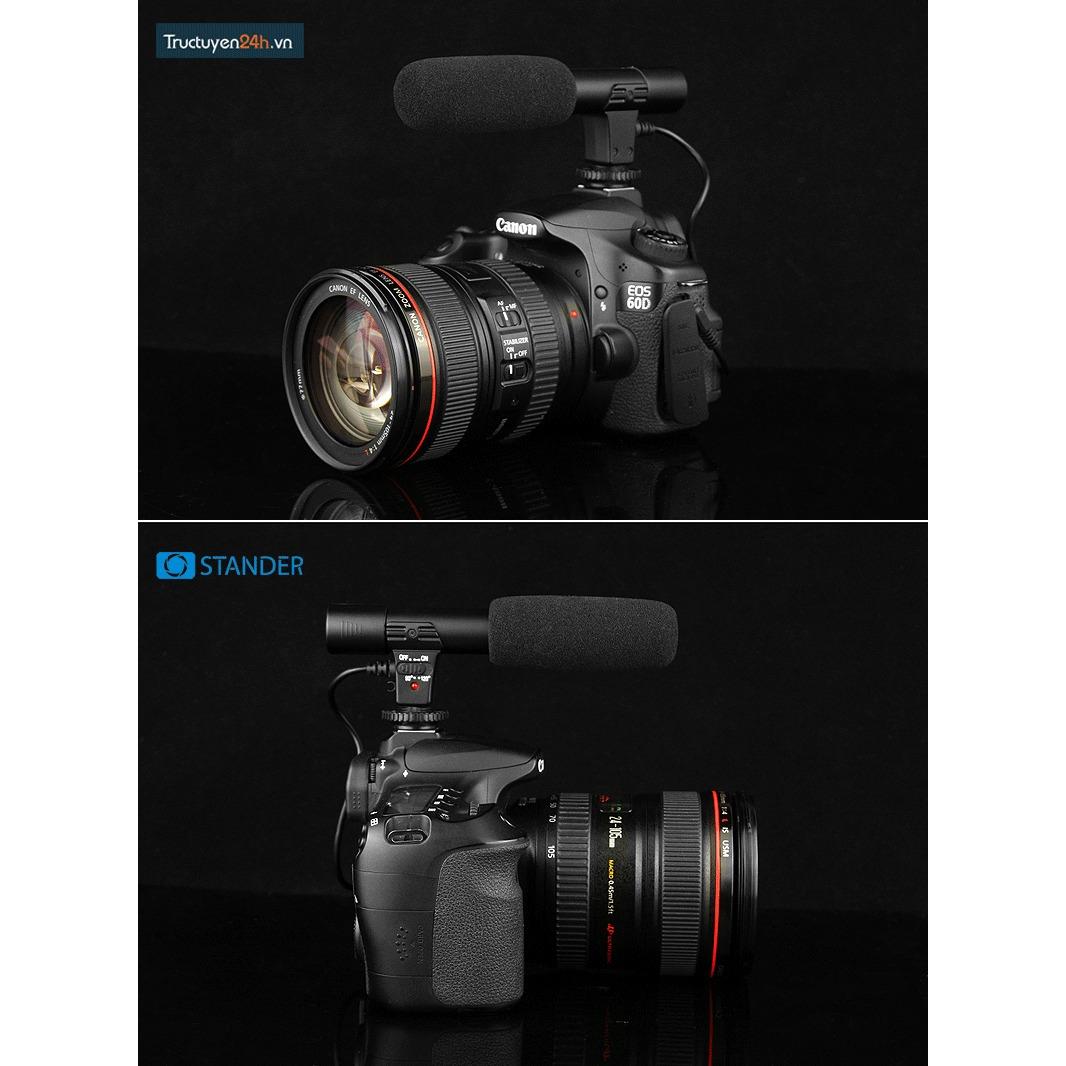 Microphone Si Dande MIC-01 dùng cho máy ảnh Canon/Nikon