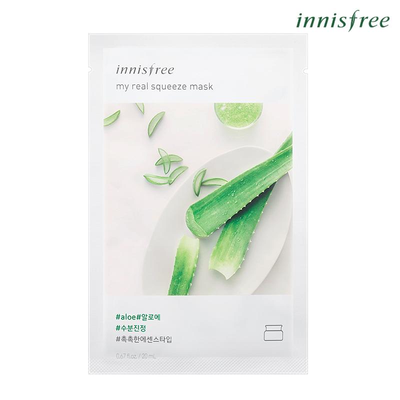 Bộ mặt nạ giấy Innisfree My Real Squeeze Mask 5 miếng