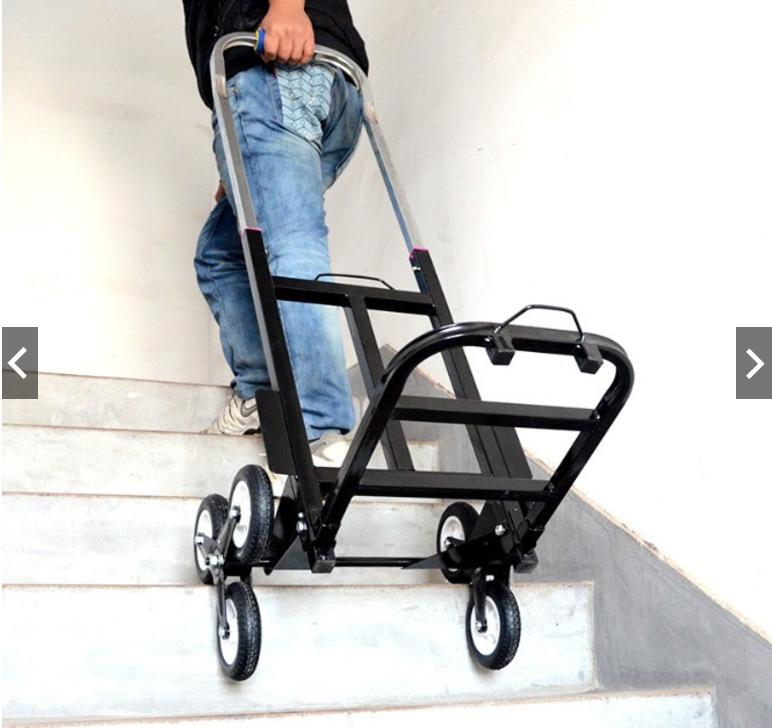 Xe Kéo Hàng Hỗ Trợ Leo Cầu Thang Cao Cấp 6 Bánh Rút Gọn Alex LK500