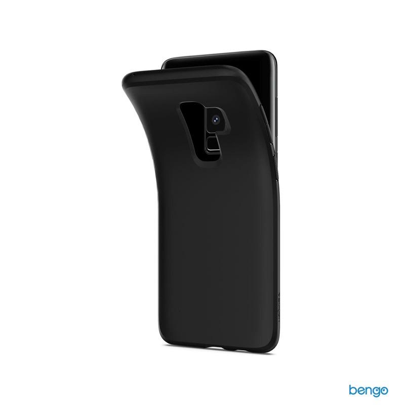 Ốp lưng Samsung Galaxy S9 Plus SPIGEN Liquid Crystal - Matte Black