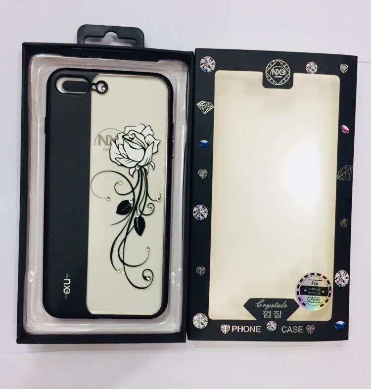 [HCM]Ốp lưng iPhone X hoa văn đính đá mẫu mới 2018