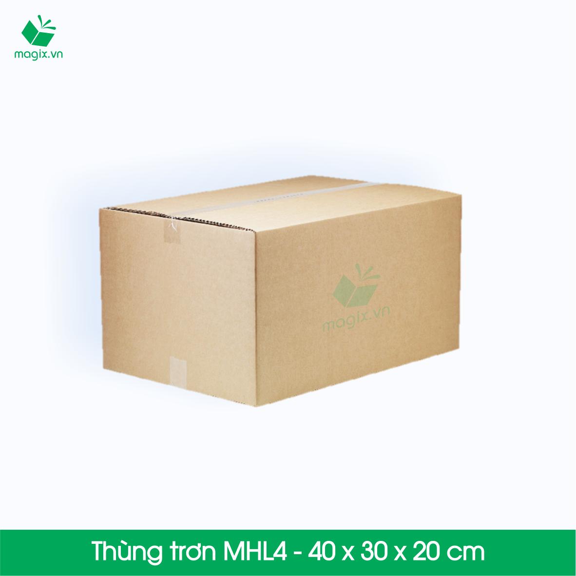 MHL4 - 40x30x20 cm - 10 Thùng hộp carton