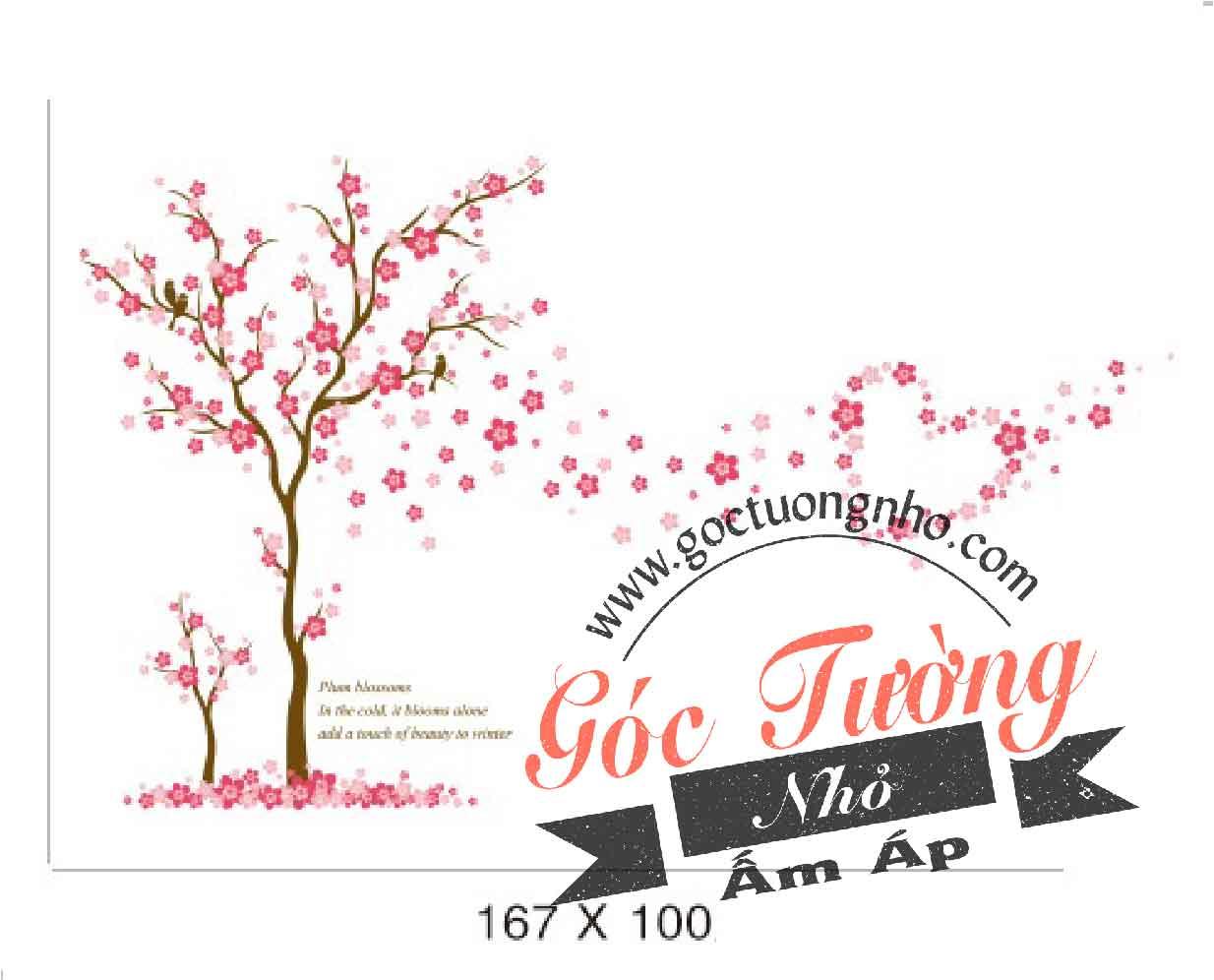 DECAL DÁN TƯỜNG HÌNH TÌNH NHÂN XH9256