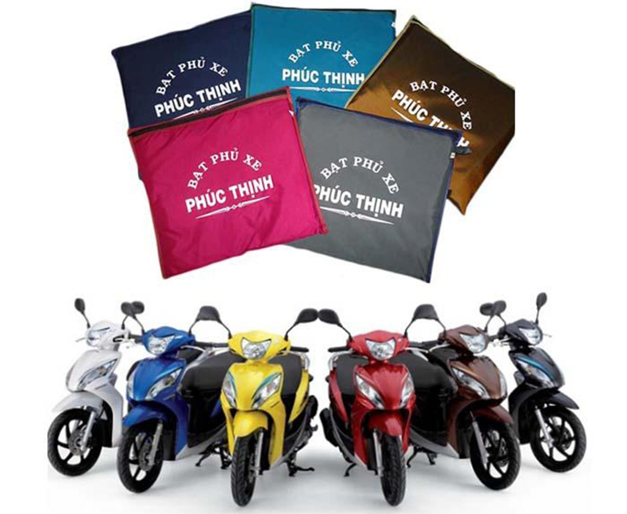 Bạt phủ xe máy vải dù cho xe môtô, SH Phúc Thịnh