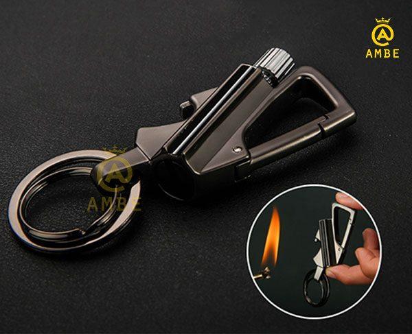 Bật lửa diêm xăng kiêm móc khóa Honest BCK2