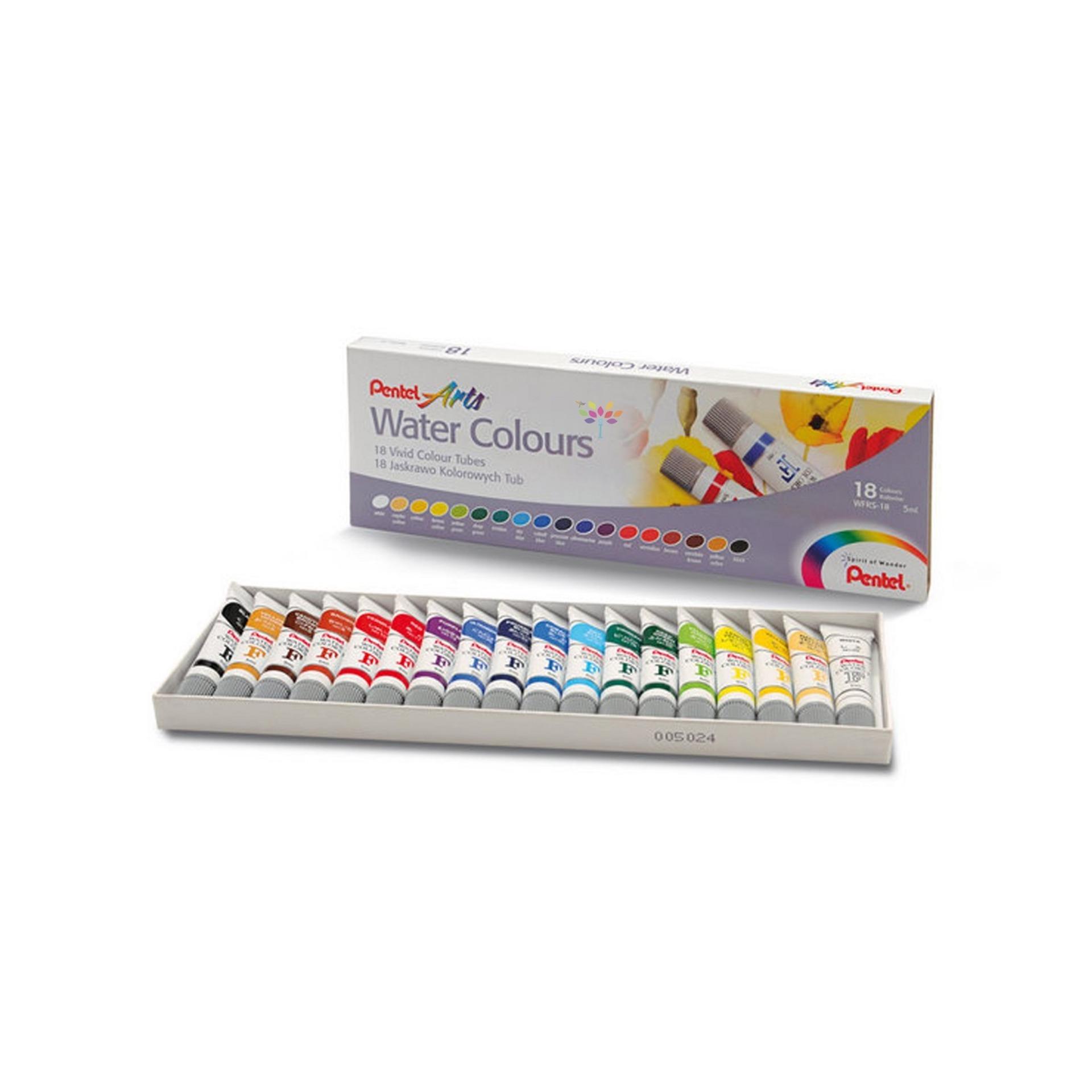 [HCM]MÀU NƯỚC PENTEL 18 MÀU