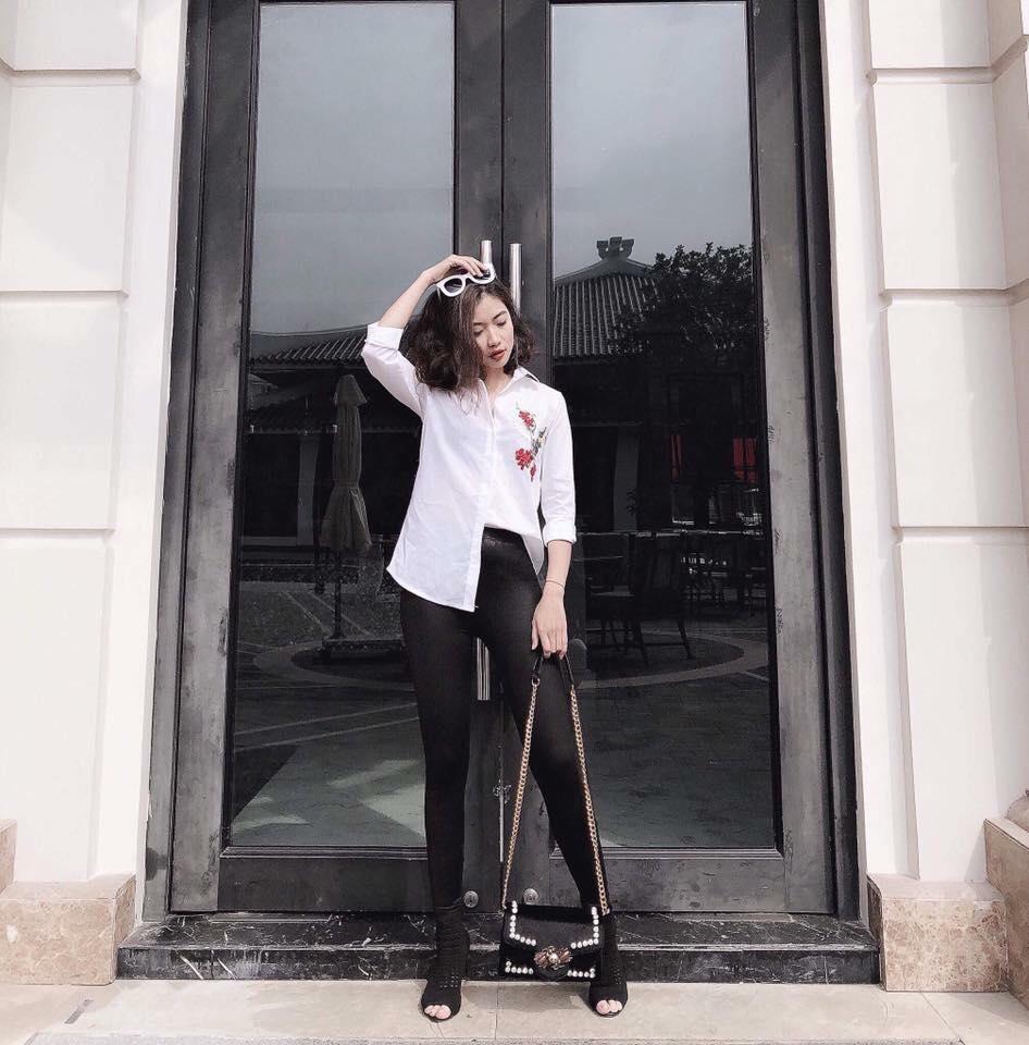 Áo sơ mi trắng thuê chim công