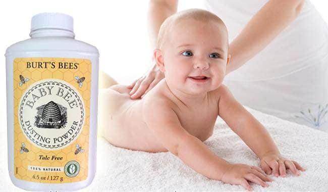 PHẤN RƠM CHO BÉ BURTS BEES 127g