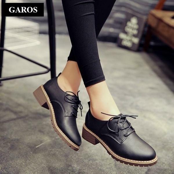 Giày boot nữ cổ thấp ZANI ZN7118
