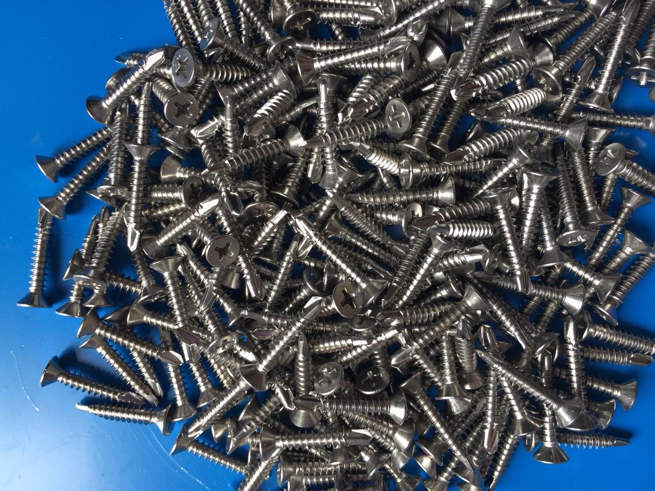 vít inox, 100 vít inox, vít inox đầu chìm 2F siêu bền