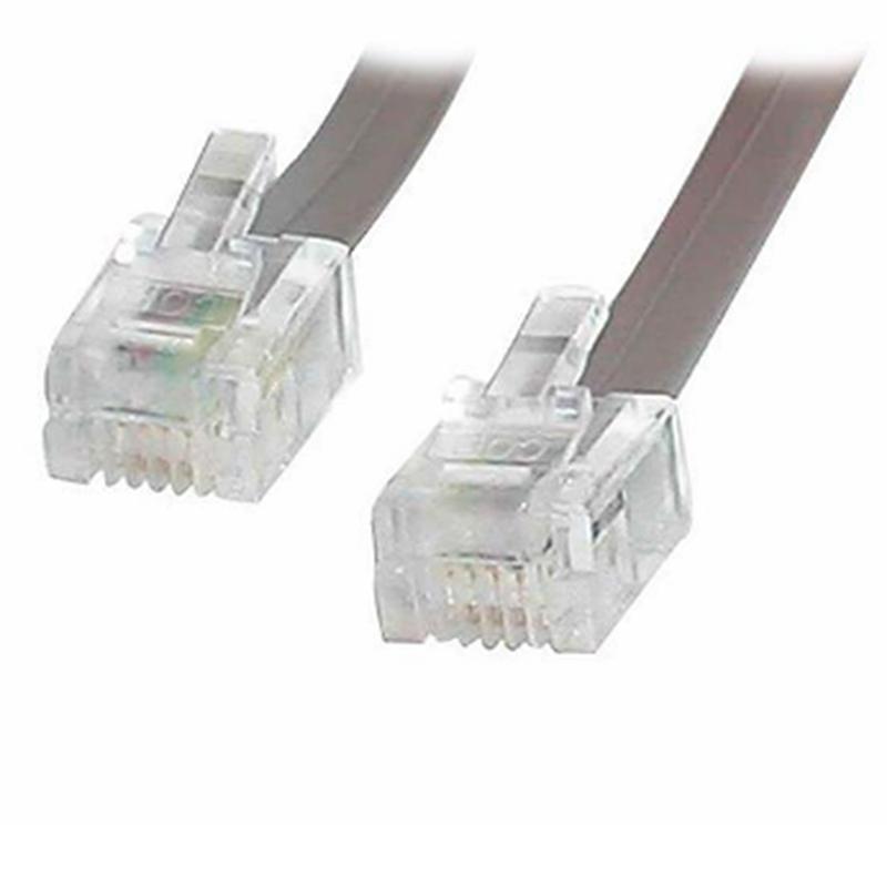 Đầu bấm dây cáp điện thoại RJ11 (Hạt bấm RJ11) - 100 đầu