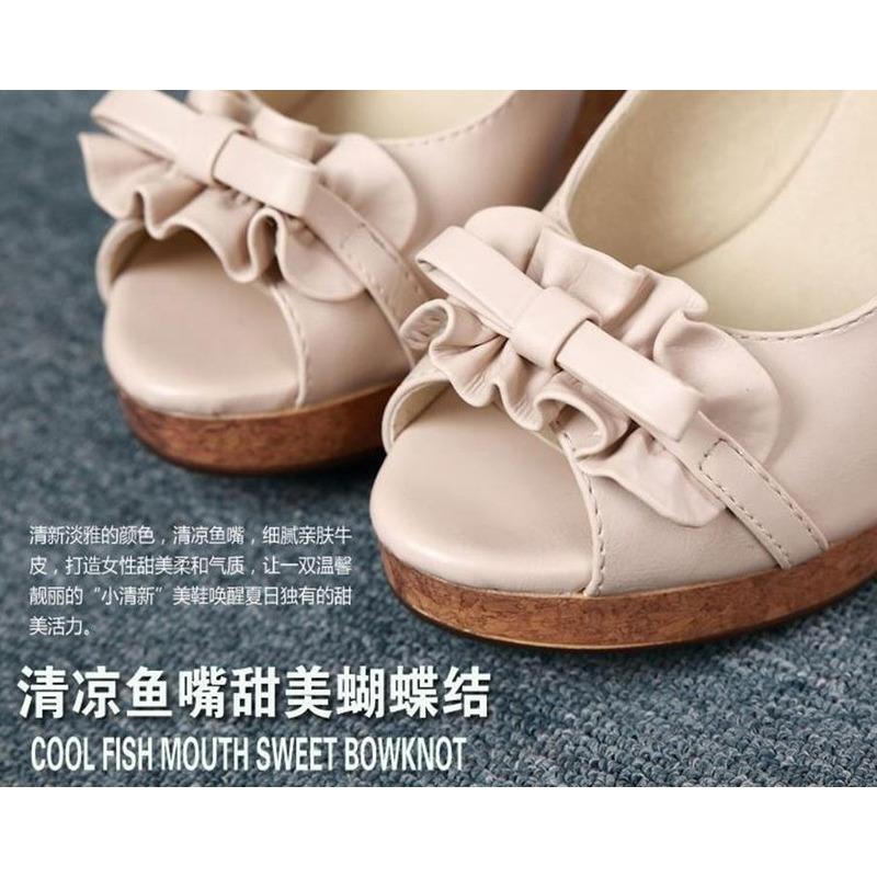[HCM]Giày đế xuồng nơ bèo cao cấp