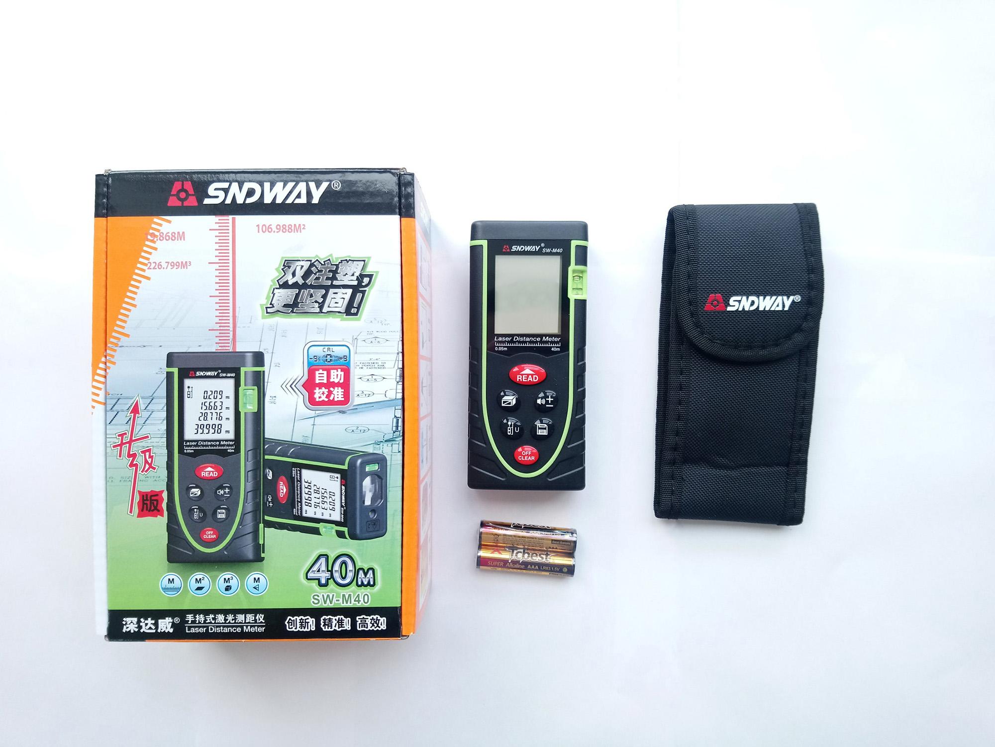 Sndway thước đo khoảng bằng laser - 60M