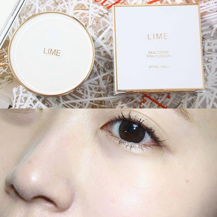 Phấn nước Lime Real Cover Pink Cushion SPF50+ PA+++ (Da dầu, da hỗn hợp)
