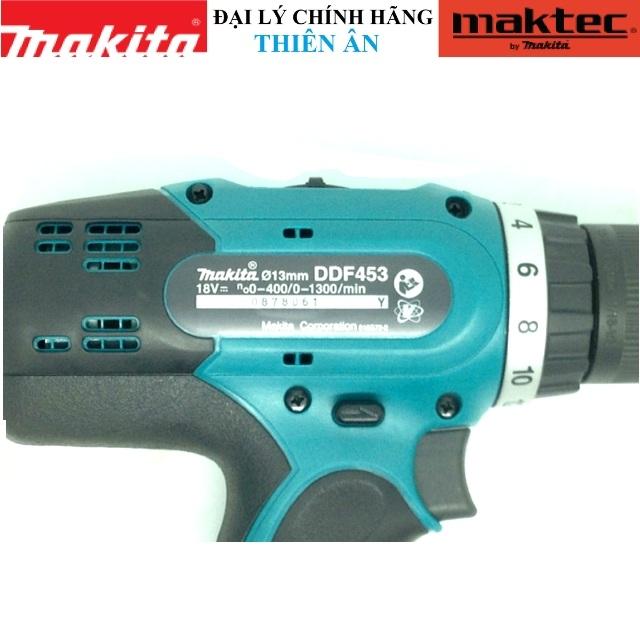 Máy khoan vặn vít pin DDF453SYE Makita