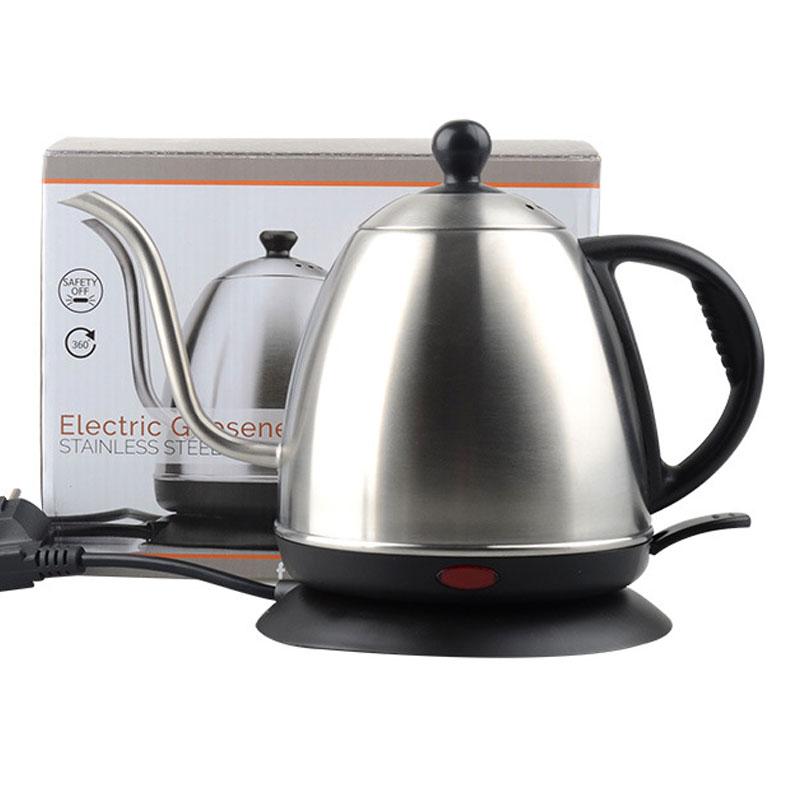 Ấm điện đun nước pha cafe, pha trà V6 Inox 304 1lit