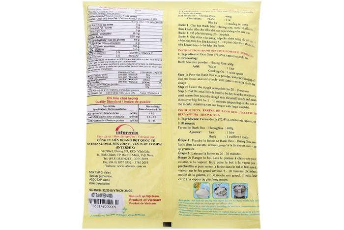Bột Bánh Bèo Mikko 400g (Date mới, HSD 6 đến 12 tháng)