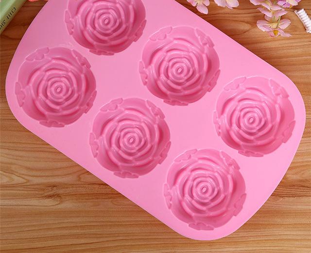 Khuôn silicon hoa hồng