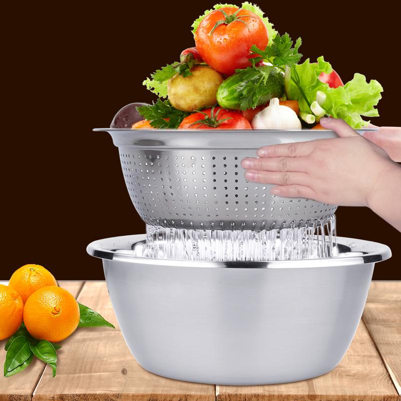 Dày Lớn Chậu Rửa Mặt Chậu Inox