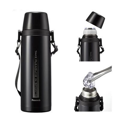 BÌNH GIỮ NHIỆT PEACOCK 0.97L CÓ DÂY ĐEO _ ASJ-100