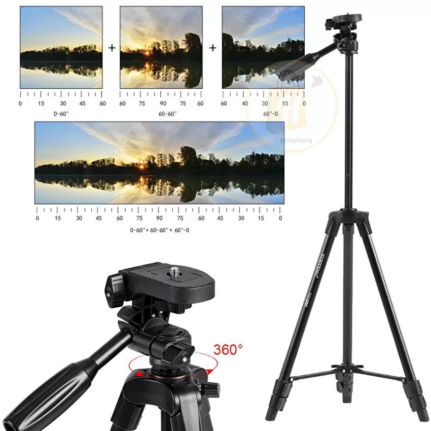 Tripod 5208 kèm Remote chụp hình cho điện thoại