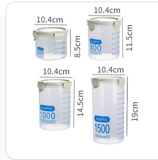 Bộ 3 hộp nhựa đựng thực phẩm SealPot 600ml/800ml/1000ml