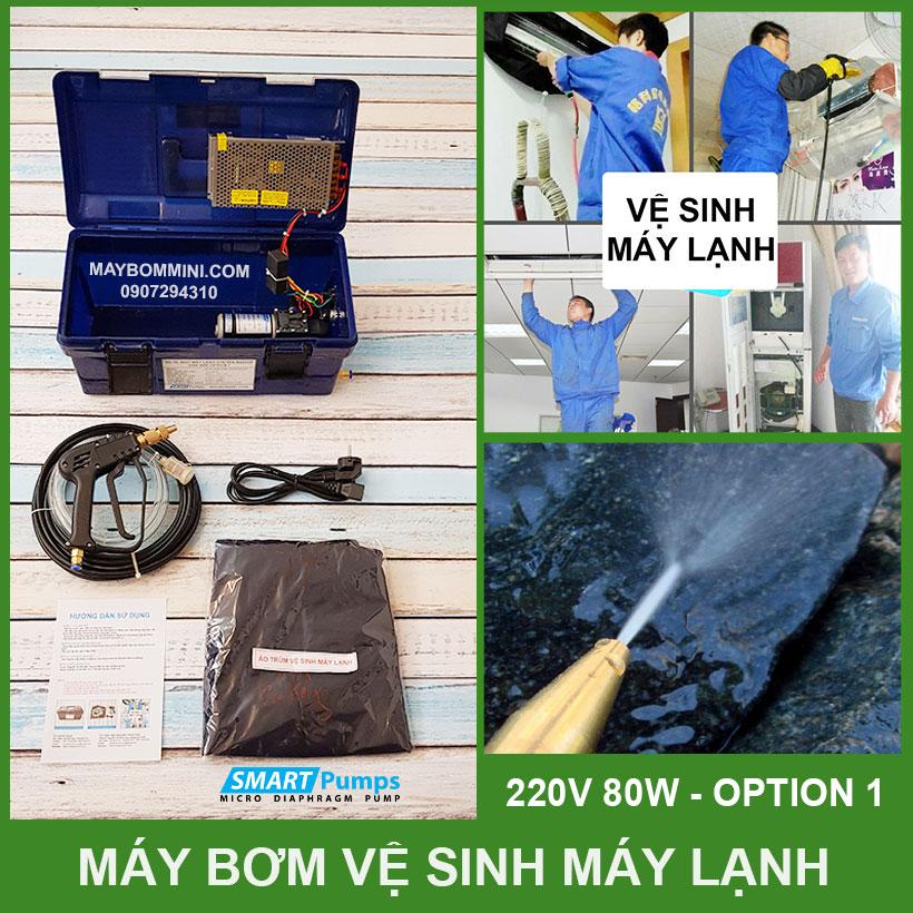 [HCM]Box Xịt Rửa Vệ Sinh Máy Lạnh Chuyên Nghiệp 80W 220V Option 1