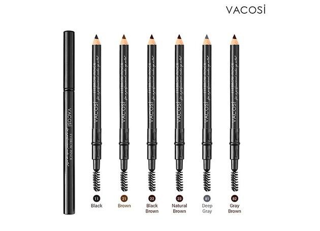 Chì mày chuốt 2 đầu Vacosi Eyebrow Pencil