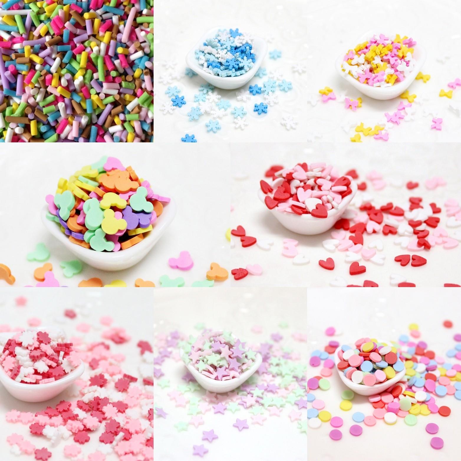 [HCM]50g cốm trộn trang trí slime - cốm nơ