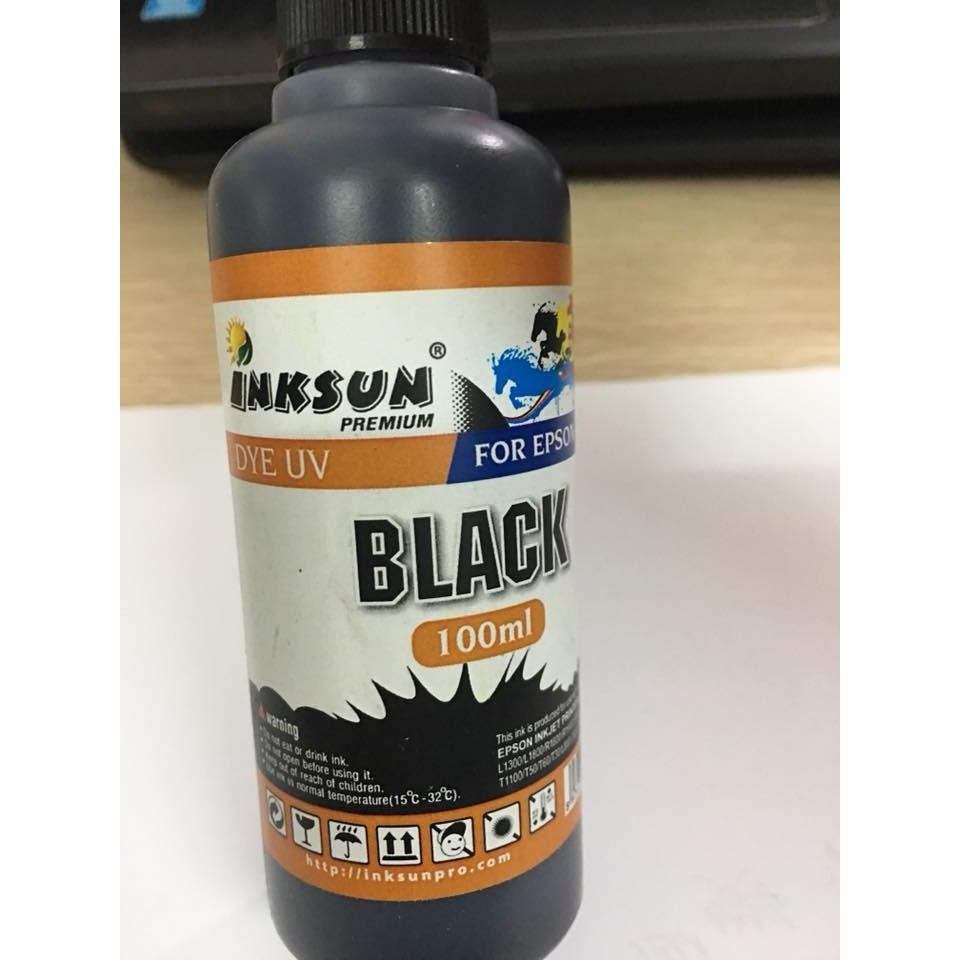 Mực Dye UV Epson 100Ml đen